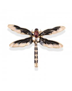 XSB048 - Simple Dragonfly Brooch